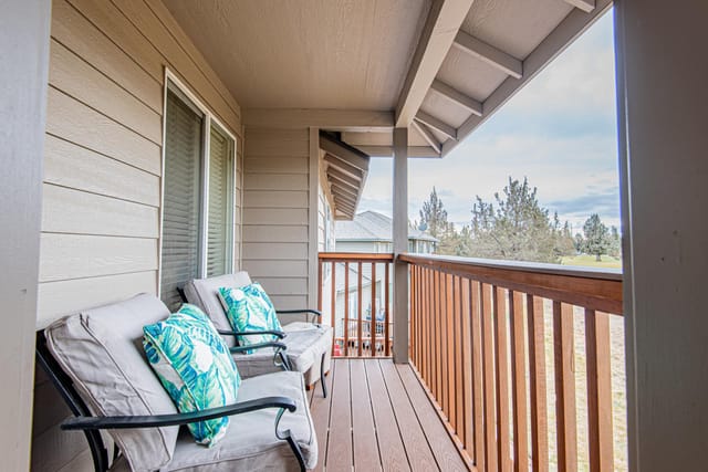Upstairs deck located off master bedroom