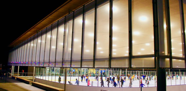 Ice Skating at The Pavilion in Bend, OR