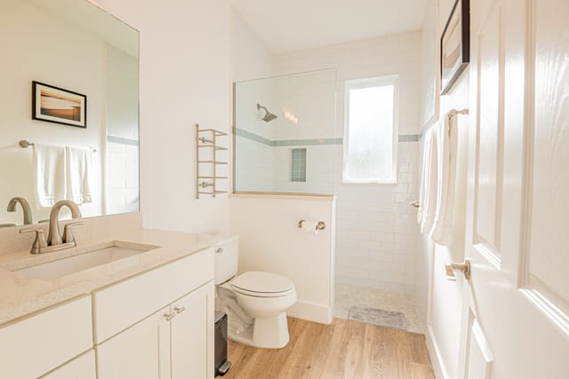 2nd Master- walk-in shower fully stocked for your convenience
