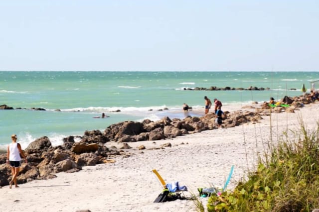 Caspersen Beach, the Shark Tooth hunting capital of the World. Beautiful beach just minutes from the home.