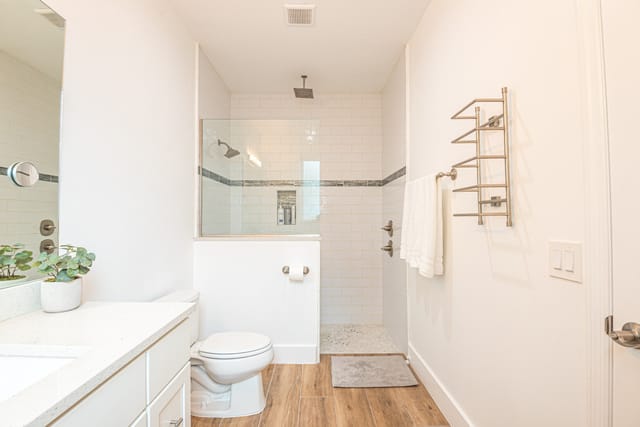 1st Master- walk-in shower fully stocked for your convenience