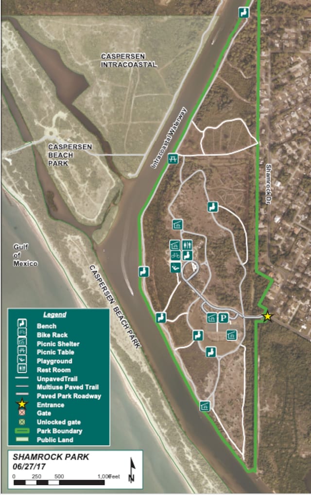 shamrock park map... just down the street