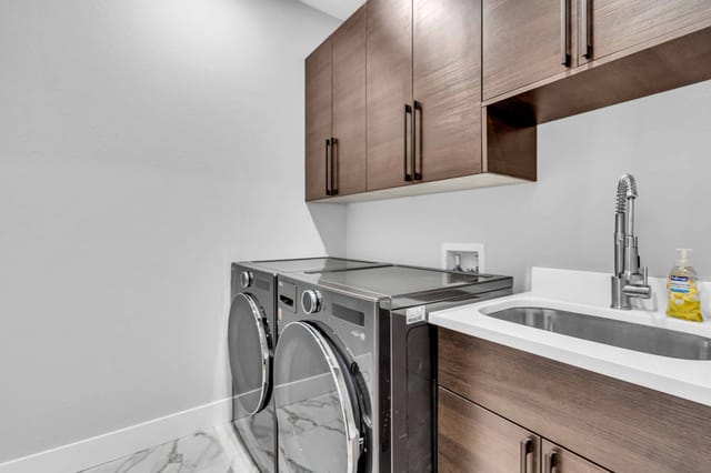 Laundry area