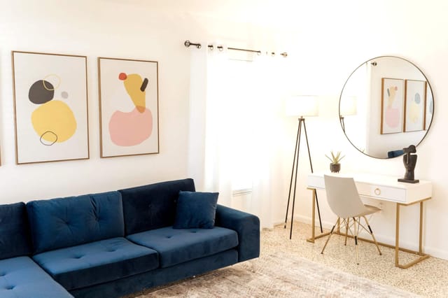 Minimal Modern design touches throughout