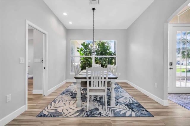 Dining area
